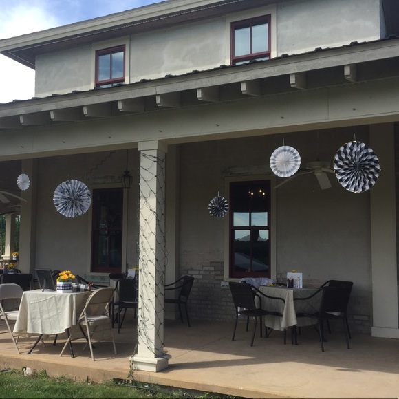 8 pack of black and white fans - Picture 4 of 5